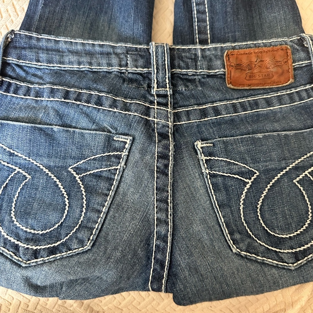 Big Star Women's Blue Crop Jeans (juniors)